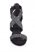 Marken-Sandalette schwarz-weiß