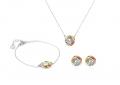 Marken-Schmuckset Infinity Love silber-goldfarben