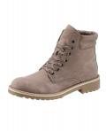 Marken-Schnürboots taupe