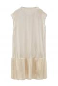Marken-Seidenbluse creme