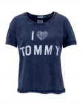Marken-Shirt blau