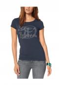 Marken-Shirt marine