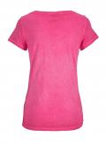 Marken-Shirt mit Pailletten pink