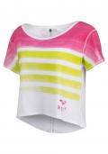Marken-Shirt weiß-bunt