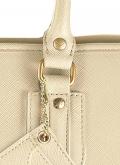 Marken-Shopper beige