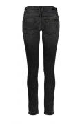 Marken-Skinny-Jeans schwarz-used 30 inch