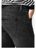 Marken-Skinny-Jeans schwarz-used 30 inch