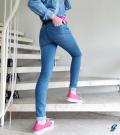 Marken-Skinny-fit-Jeans blue