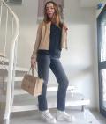 Marken-Slim-Boyfriend-Jeans schwarz-used Gr. 40