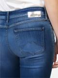 Marken-Slim-Jeans Jasmin blau 34 inch