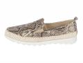 Marken-Slipper grau-silberfarben