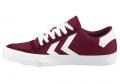 Marken-Sneaker bordeaux-weiß