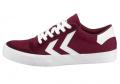 Marken-Sneaker bordeaux-weiß