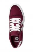 Marken-Sneaker bordeaux-weiß