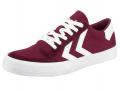 Marken-Sneaker bordeaux-weiß