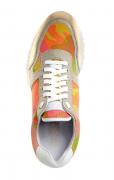 Marken-Sneaker goldfarben-bunt
