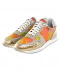 Marken-Sneaker goldfarben-bunt