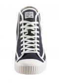 Marken-Sneaker navy-weiß