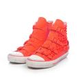 Marken-Sneaker neonorange