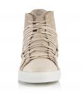 Marken-Sneaker taupe