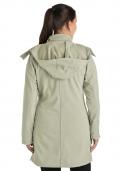 Marken-Softshellmantel beige