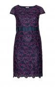 Marken-Spitzenkleid blau-pink