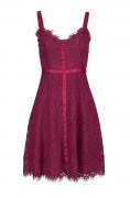 Marken-Spitzenkleid fuchsia