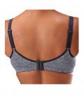 Marken-Sport-BH grau-melange