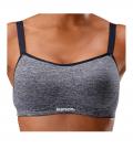 Marken-Sport-BH grau-melange