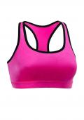 Marken-Sport-BH pink-schwarz