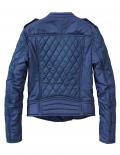 Marken-Steppjacke dunkelblau
