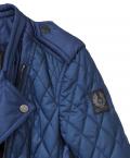 Marken-Steppjacke dunkelblau