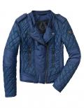 Marken-Steppjacke dunkelblau