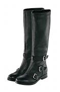 Marken-Stiefel schwarz