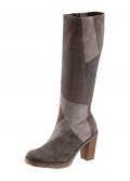 Marken-Stiefel taupe-bunt