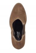 Marken-Stiefelette camel