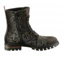 Marken-Stiefelette schwarz
