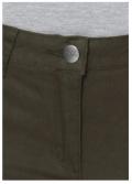 Marken-Stretchhose oliv