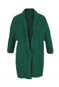 Marken-Strickjacke grün