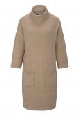 Marken-Strickkleid beige GR. 46