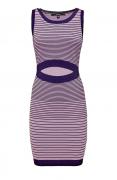 Marken-Strickkleid flieder-lila