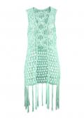 Marken-Strickweste mint