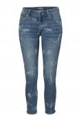 Marken-Super-Slim-Jeans blau