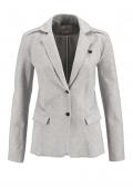 Marken-Sweatblazer grau-melange Gr. L