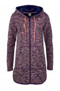 Marken-Sweatjacke marine-pink