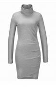 Marken-Sweatkleid grau Gr. L