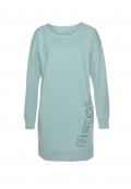 Marken-Sweatkleid mit Logoprint mint