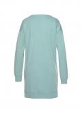Marken-Sweatkleid mit Logoprint mint