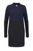 Marken-Sweatkleid navy-schwarz Gr. M