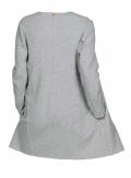 Marken-Sweatmantel grau